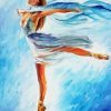 Abstract Dancer paint by numbers