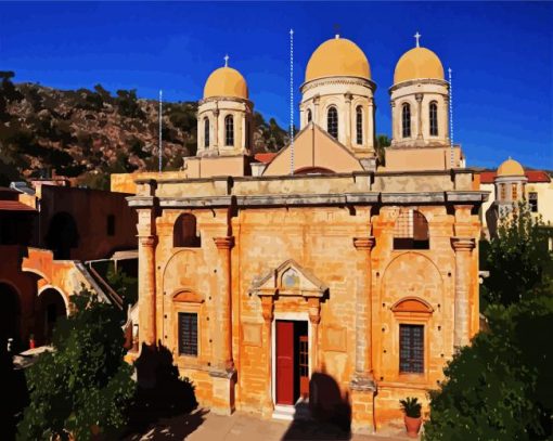 Agia Triada Tzagaroli Monastery paint by numbers