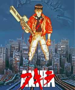 Akira Anime Poster paint by numbers