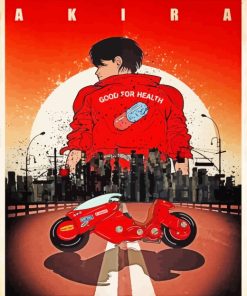 Akira Japanese Anime Poster paint by numbers