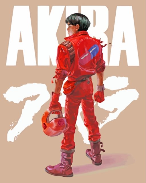 Kaneda Shotaro Poster paint by numbers