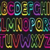 Colorful Alphabets paint by numbers