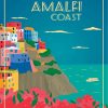 Amalfi Coast Poster paint by numbers