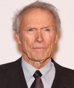 Clint Eastwood Actor paint by numbers