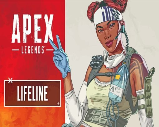 Lifeline Apex Legends paint by numbers