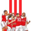 Arsenal Players Art paint by numbers