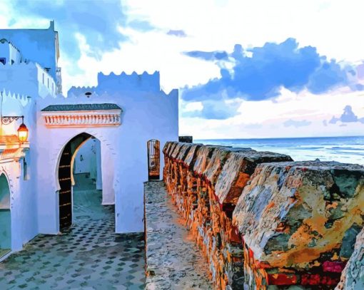 Asilah Moroccan City paint by numbers