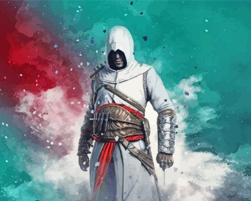 Altaïr Ibn La Ahad Character paint by numbers