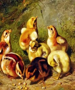 Aesthetics Baby Chicks paint by numbers