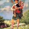Bagpipe Man Player paint by numbers