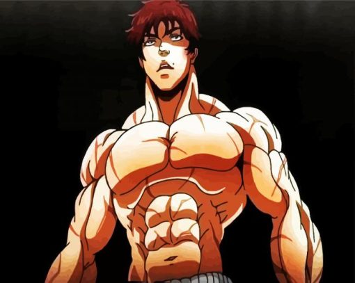 Baki Anime Boy paint by numbers