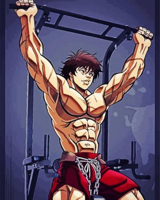 Baki Training paint by numbers