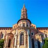 The Basilica Of Saint Sernin paint by numbers