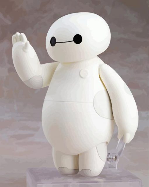 Aesthetic Baymax Robot paint by numbers