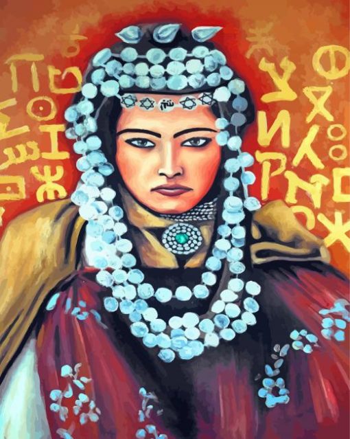 Beautiful Berber Woman paint by numbers