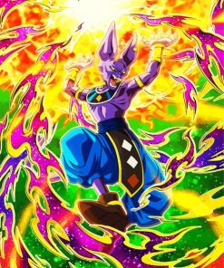 Beerus Colorful Art paint by numbers