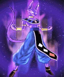 Beerus Character paint by numbers