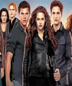 Twilight Movie Characters paint by numbers