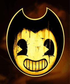 Bendy Character Head paint by numbers