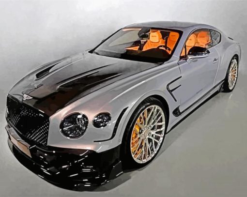 Bentley Continental GT paint by numbers