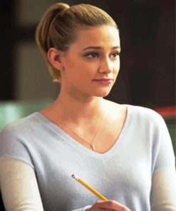Cute Betty Cooper paint by numbers