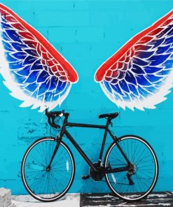 Bicycle Wings paint by numbers