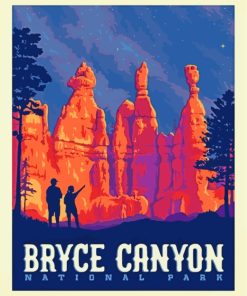 Bryce Canyon National Park Poster paint by numbers