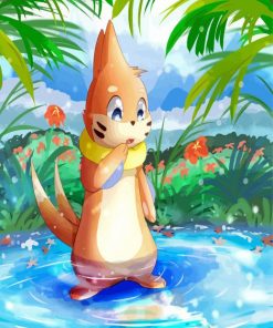 Buizel In Water paint by numbers