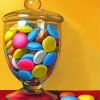 Colorful Candies Glass Box paint by numbers