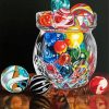 Aesthetic Candy Jar paint by numbers