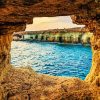 Cape Greco Sea Cave paint by numbers