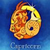 Neon Capricorn Horoscope paint by numbers