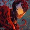 Carnage Character Illustration paint by numbers