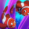 Cartoon Clownfish paint by numbers