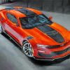 Chevy Camaro Car paint by numbers