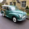 Classic Morris Minor paint by numbers