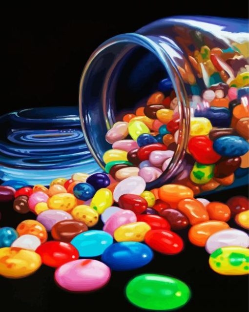 Colorful Candies paint by numbers