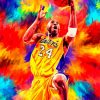 Colorful Kobe Bryant paint by numbers