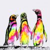 Colorful Penguin Art paint by numbers