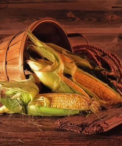 Corn Harvest Still Life paint by numbers