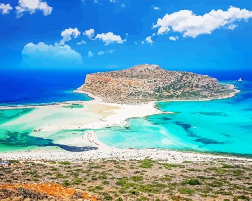 The Beautiful Island Crete paint by numbers