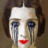 Crying Woman Art paint by numbers