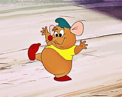 Disney Gus Mouse paint by numbers
