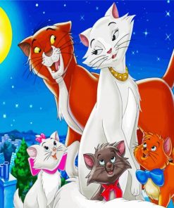 The Aristocats Characters paint by numbers