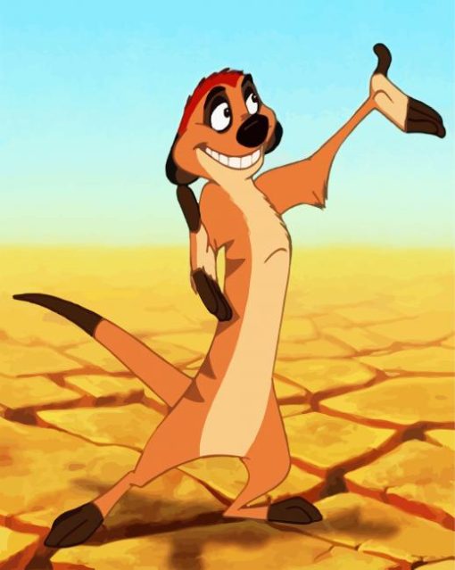 Timon Character paint by numbers