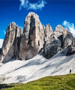 Dolomite Mountains Italy paint by numbrers