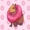 Capybara Into Donuts paint by numbers