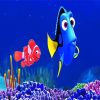 Dory And Clownfishes paint by numbers