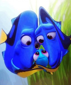 Dory Family Characters paint by numbers