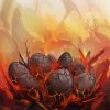 Dragon Eggs Art paint by numbers